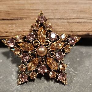 Graziano Vtg Brooch EUC